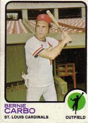1973 Topps Baseball Cards      171     Bernie Carbo